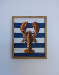 Acrylique sur carton entoilé 30x24 cm. - Côte d’émeraude